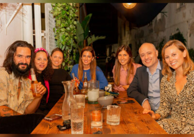 Isaac Gens Designer, Chef Inga Martin, Carla Torres, Patrícia Carloto, Filipa Motta Veiga, João Vinagre e Paulina Gallardo | Lola's Pop Up Dinner Lisboa 2020